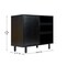 Merrick Lane Aloise Bar and Sideboard with Storage Cabinet, Hanging Stemware Holders and Bottle Storage